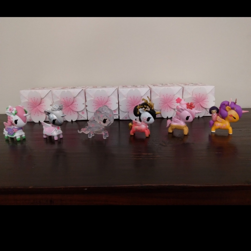 tokidoki unicornos lot, Cherry Blossom Series 2, Full Set of commons, no Chaser
